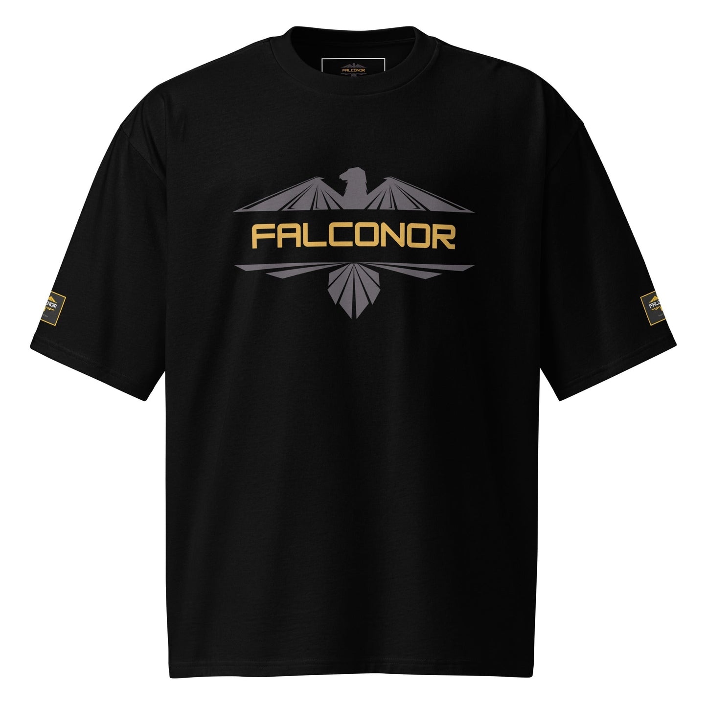 Falconor Raptor oversized heavyweight T-shirt in breathable cotton with drop shoulders and relaxed fit