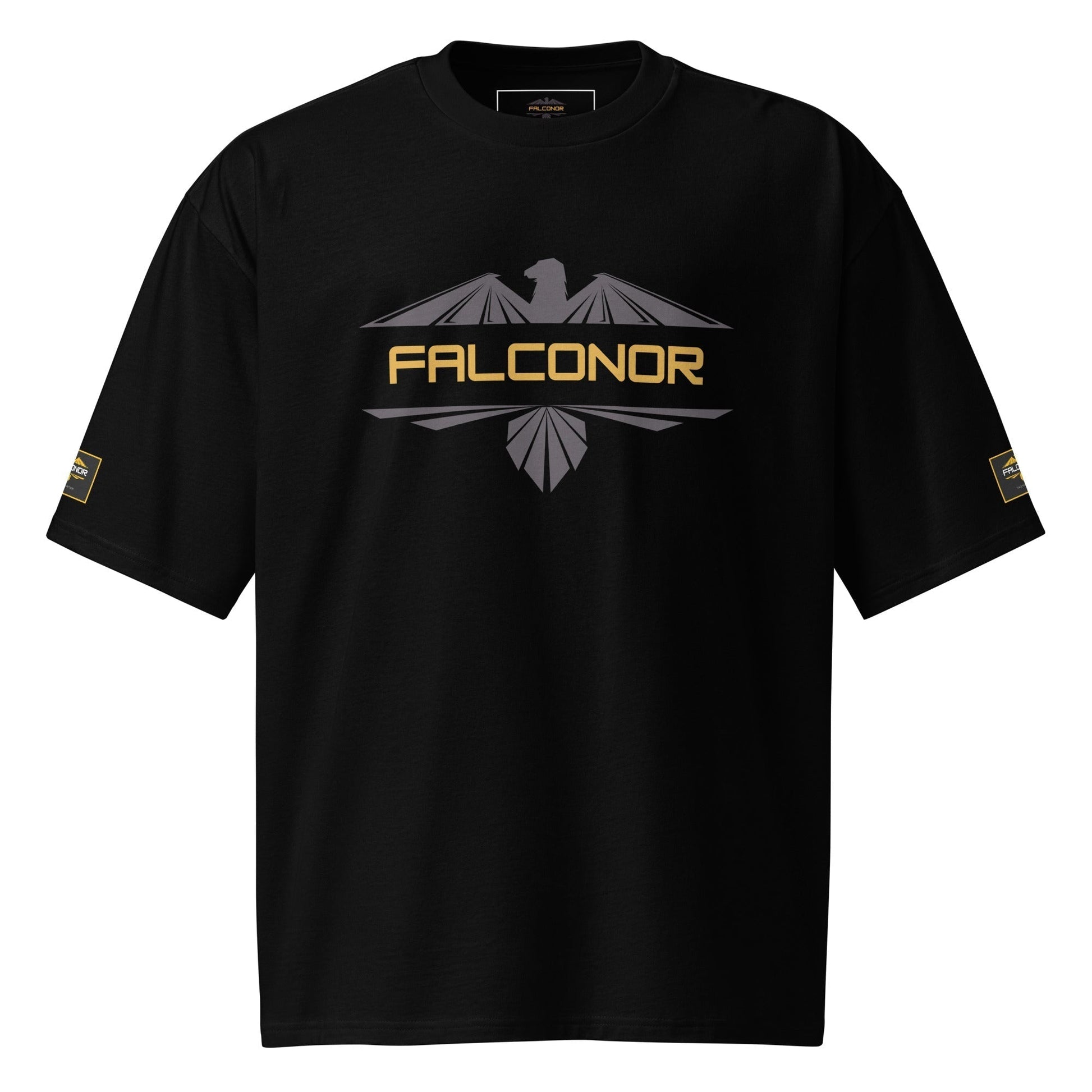 Falconor Raptor oversized heavyweight T-shirt in breathable cotton with drop shoulders and relaxed fit