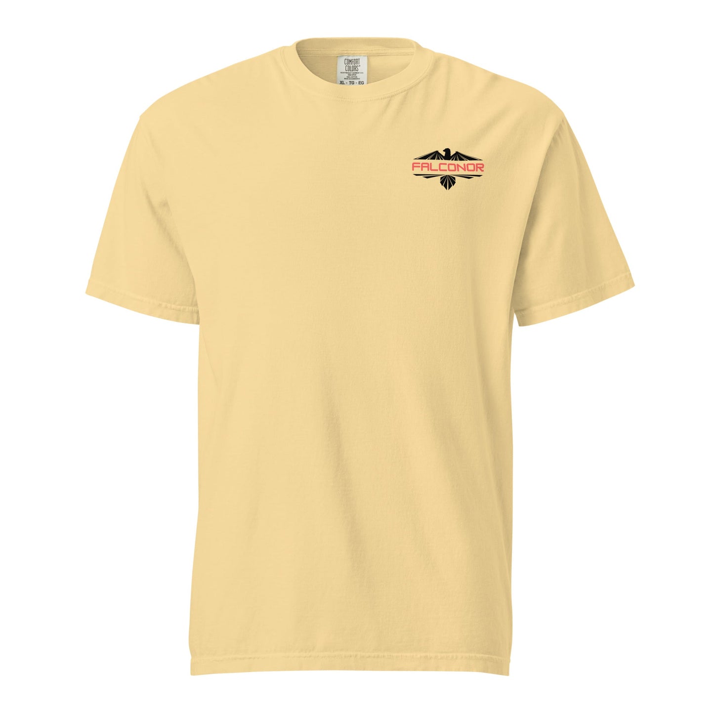 Falconor Triathlon heavyweight soft fit t-shirt made of 100% ring-spun cotton with relaxed fit and durable stitching