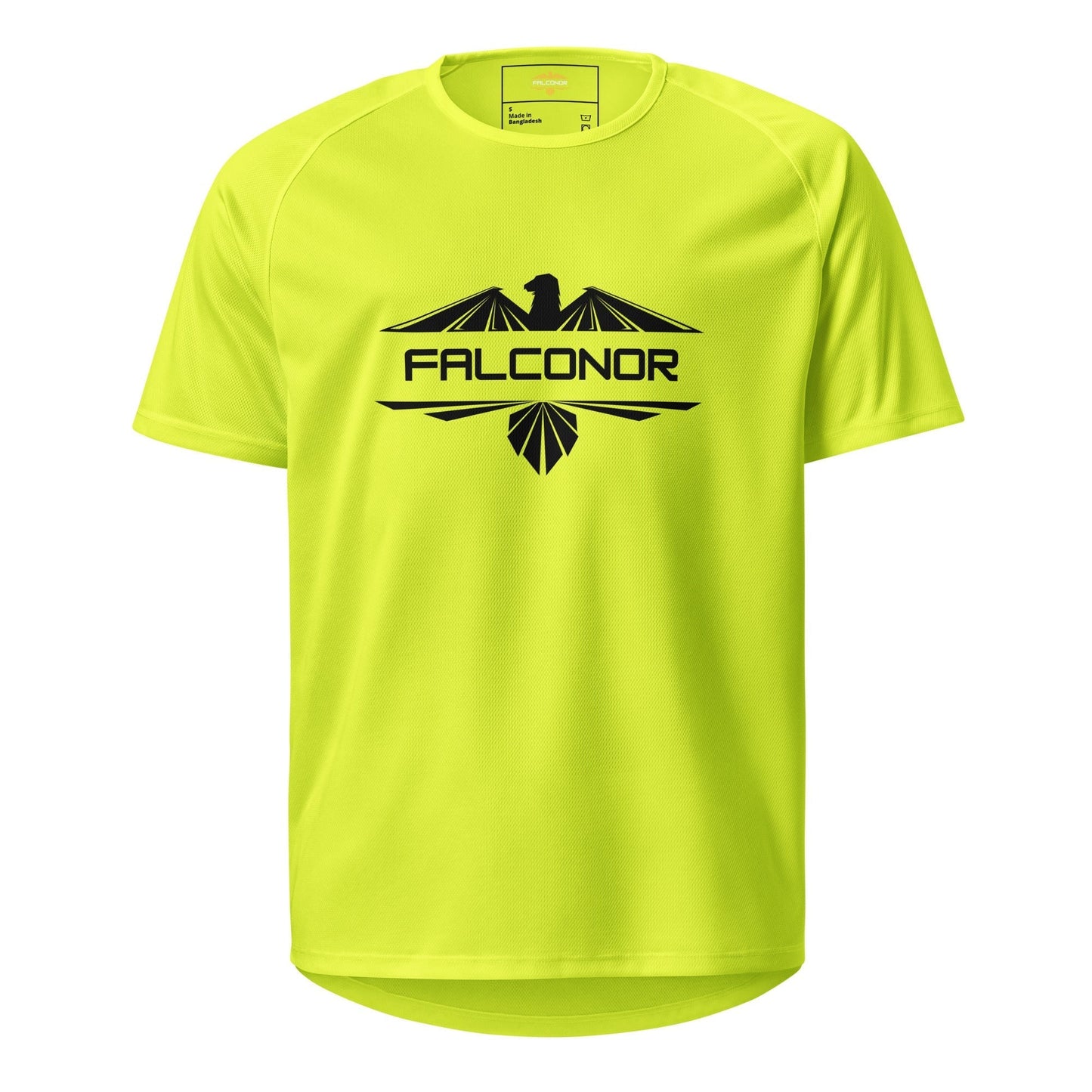 Falconor Merlin unisex breathable polyester mesh sports jersey with relaxed fit and extended length