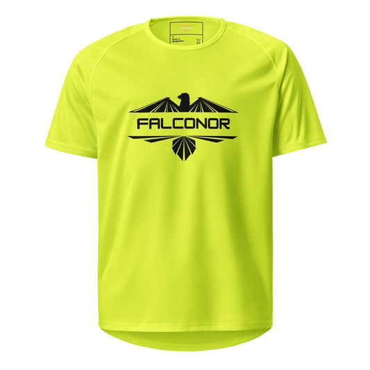 Falconor Merlin unisex breathable polyester mesh sports jersey with relaxed fit and extended length